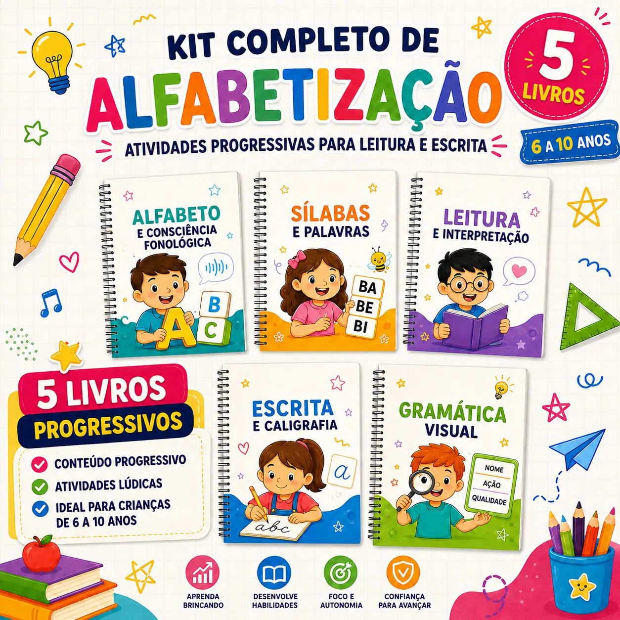 Kit Completo de Alfabetização